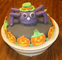 Halloween Spider Cake