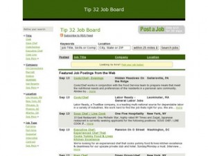 Tip 32 Job Board